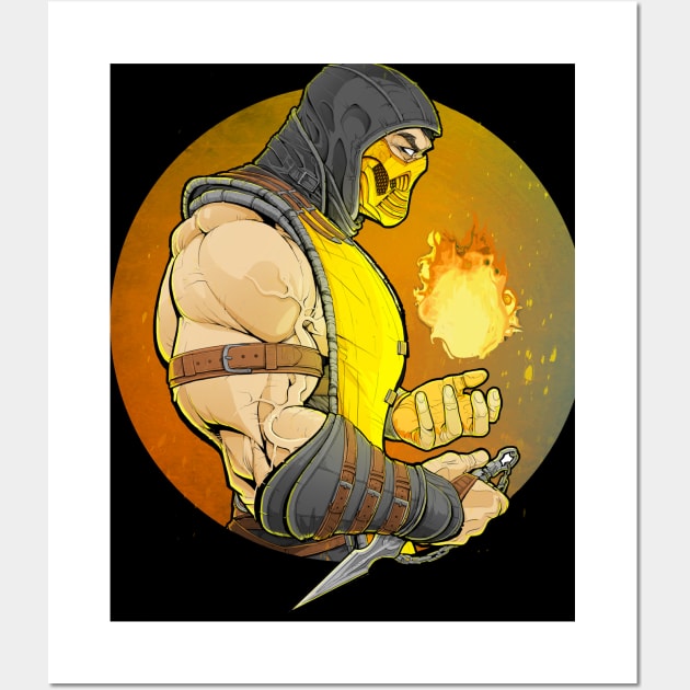 SCORPION Wall Art by LeviCleemanArt